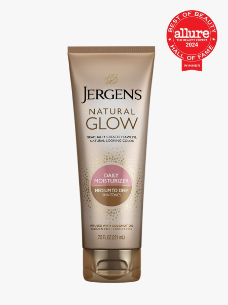 image of Jergens Natural Glow Daily Moisturizer on white background